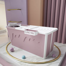 Load image into Gallery viewer, Adult Bathtub Portable with Adult Shower Seat Collapsible Bathtub Baby Swimming Bath Household Large Tub Folding Shower Tray