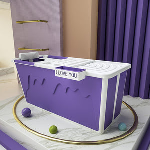 Adult Bathtub Portable with Adult Shower Seat Collapsible Bathtub Baby Swimming Bath Household Large Tub Folding Shower Tray